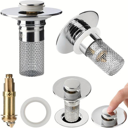 🔥Christmas promotion activities: Bathroom Sink  Universal Pop Up Sink Drain Filter