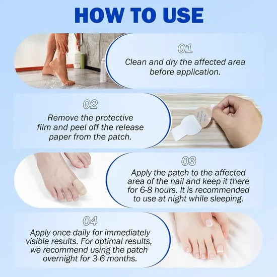 [Official Shop] Clinclii Fungus Nail Patches-Suitable for Solving Fungal Nails