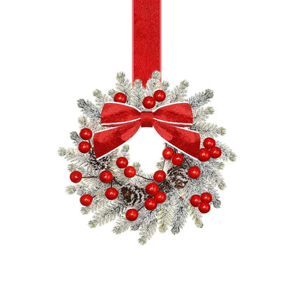 🎄 Christmas Sale 60% OFF – Festive Mini Wreaths for Every Corner