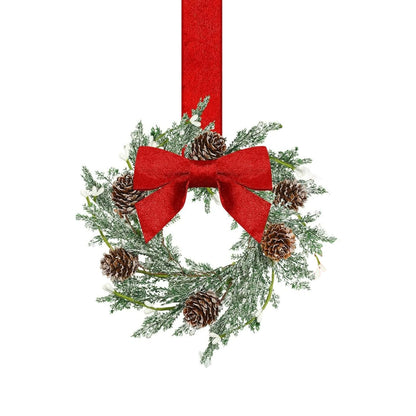 🎄 Christmas Sale 60% OFF – Festive Mini Wreaths for Every Corner
