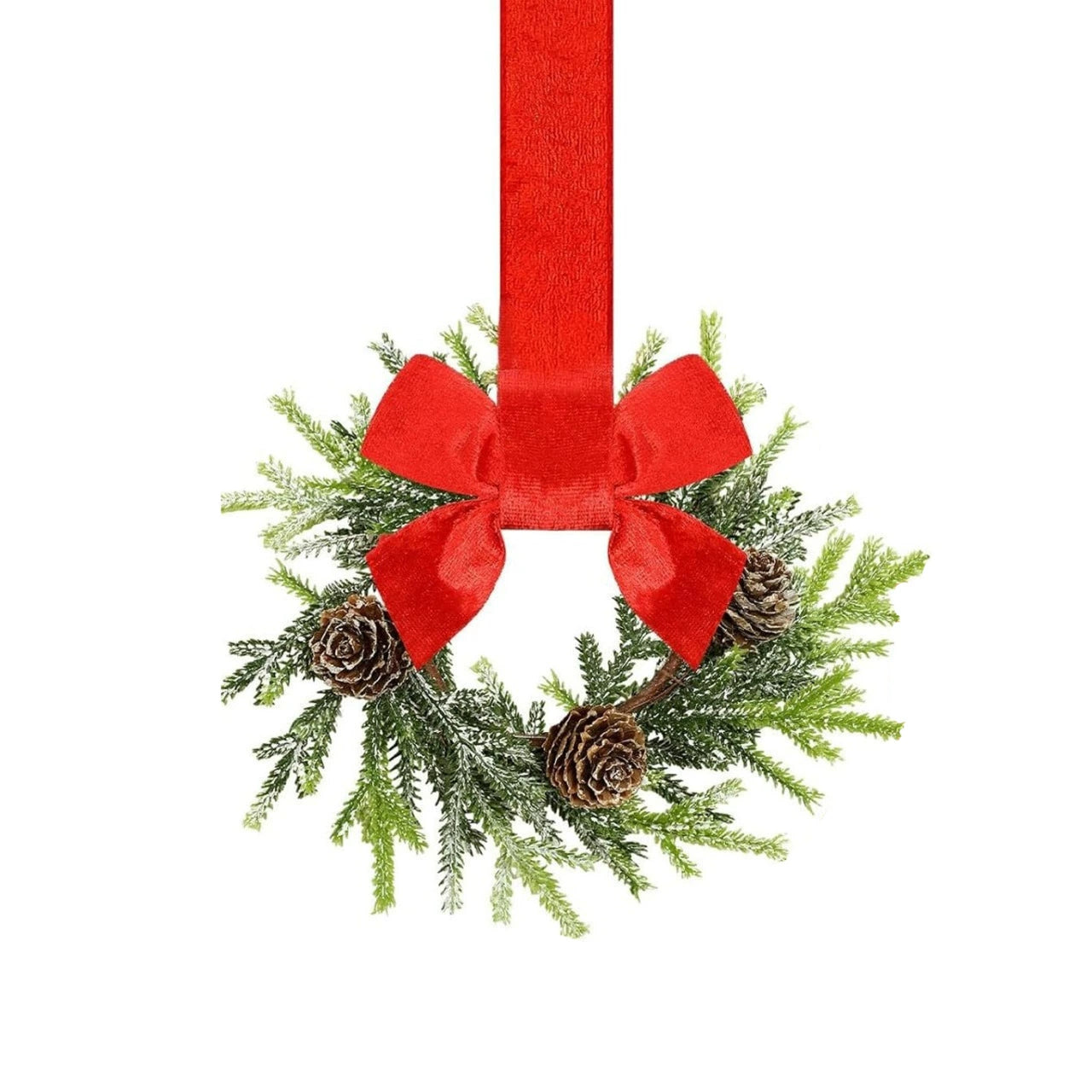 🎄 Christmas Sale 60% OFF – Festive Mini Wreaths for Every Corner