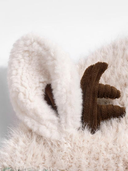 🎁🎄Christmas Sale 49% OFF! 🦌Original Design Festive Christmas Antler Hat🧶