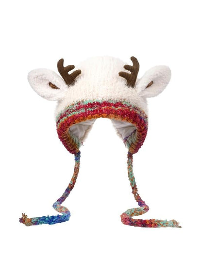 🎁🎄Christmas Sale 49% OFF! 🦌Original Design Festive Christmas Antler Hat🧶